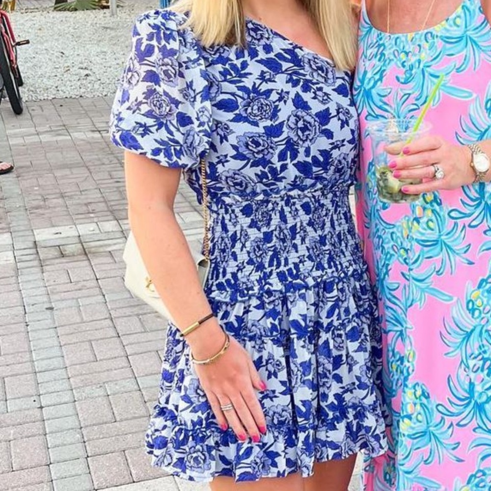 Impeccable Pig Blue Flower Dress